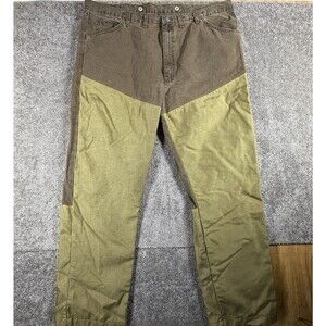 Vintage Wrangler Pants Mens 44x32 Brown Tan Pro Gear Upland Brush Guard Outdoors